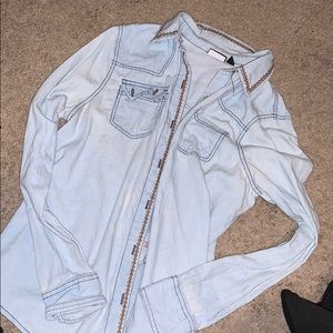 Chambray button down